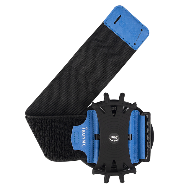 Removable rotating sports phone wristband running wrist bag generation driving takeaway navigation arm bag fitness cycling trave