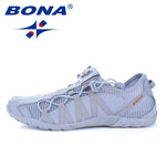 BONA New Popular Style Men Running Shoes Lace Up Athletic Shoes Outdoor Walkng jogging Sneakers Comfortable Fast Free Shipping