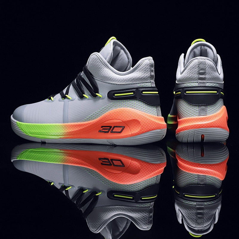2020 New Basketball Shoes Men Non-slip Cushioning Basket Ball Kids Sport Shoes Training High Top Sneakers Women Curry 6 Shoes