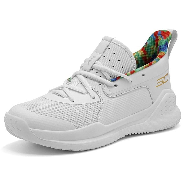 2020 New Basketball Shoes Men Non-slip Cushioning Basket Ball Kids Sport Shoes Training High Top Sneakers Women Curry 6 Shoes