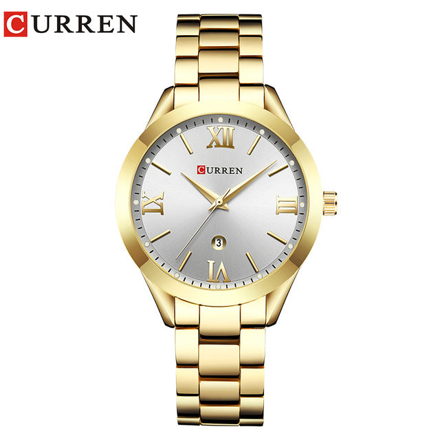 CURREN Gold Watch Women Watches Ladies Creative Steel Women&#39;s Bracelet Watches Female Clock Relogio Feminino Montre Femme