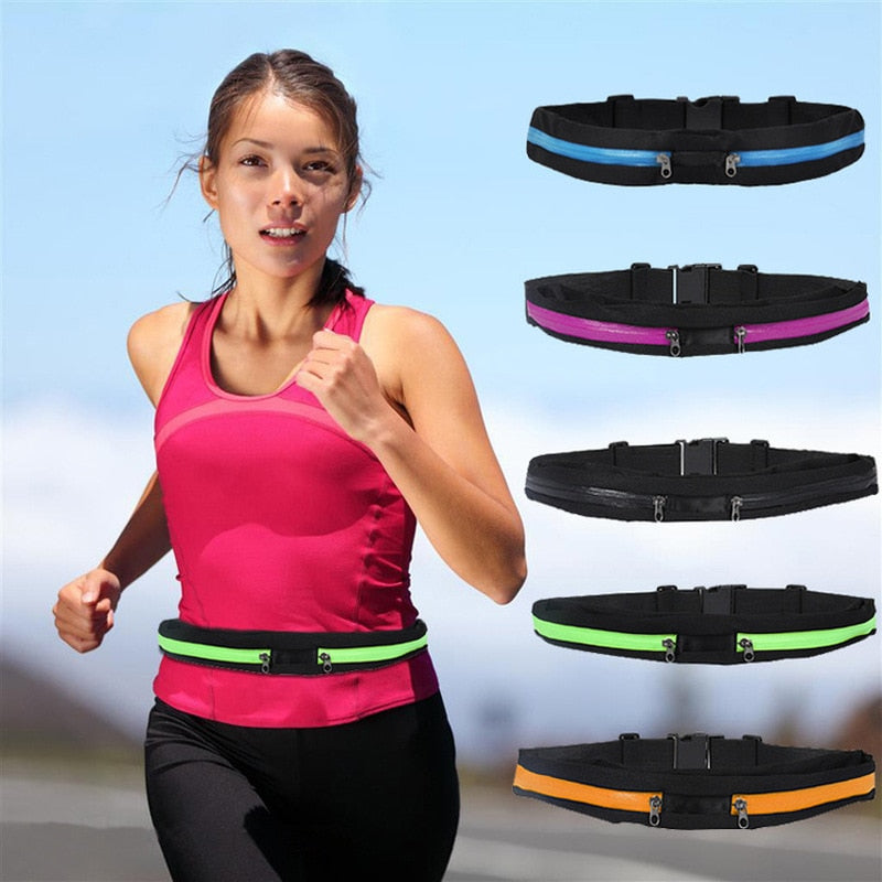 Sports Bag Running Waist Bag Pocket Jogging Portable Waterproof Cycling Bum Bag Outdoor Phone Anti-theft Pack Belt Bags