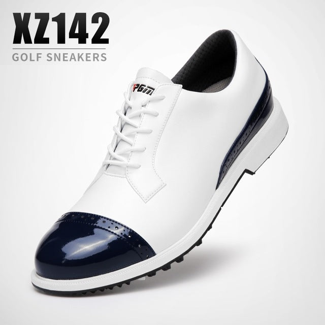 Pgm Golf Shoes Men Waterproof Breathable Golf Shoes Slip Resistant Sports Sneakers Outdoor Brogue Style Golf Trainers
