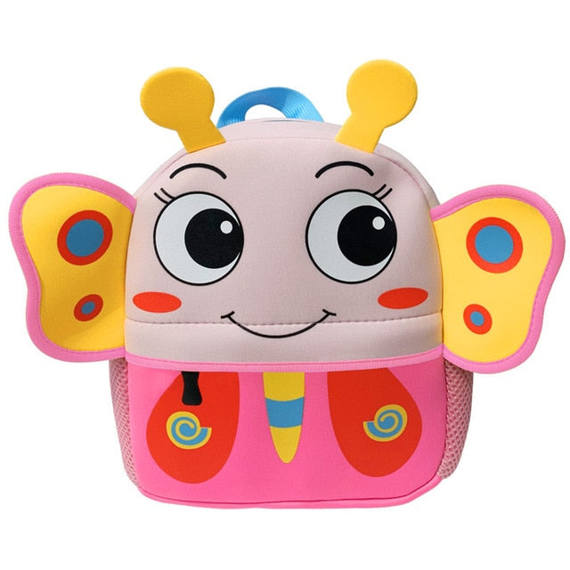 2020 New 3D Animal Children Backpacks Brand Design Girl Boys Backpack Toddler Kids Neoprene School Bags Kindergarten Cartoon Bag