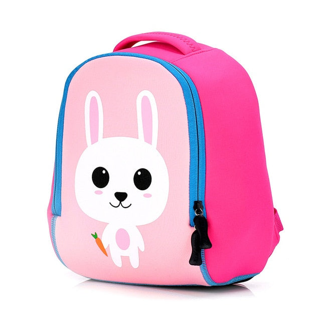 2020 New 3D Animal Children Backpacks Brand Design Girl Boys Backpack Toddler Kids Neoprene School Bags Kindergarten Cartoon Bag