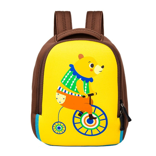 2020 New 3D Animal Children Backpacks Brand Design Girl Boys Backpack Toddler Kids Neoprene School Bags Kindergarten Cartoon Bag