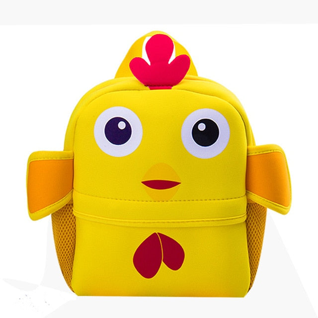 2020 New 3D Animal Children Backpacks Brand Design Girl Boys Backpack Toddler Kids Neoprene School Bags Kindergarten Cartoon Bag