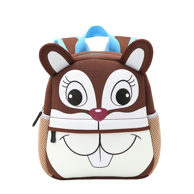 2020 New 3D Animal Children Backpacks Brand Design Girl Boys Backpack Toddler Kids Neoprene School Bags Kindergarten Cartoon Bag