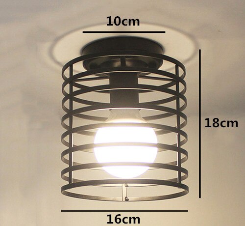 Modern Ceiling Lights Lustre Luminaria E27 Ceiling Lamp Loft Iron Cage Fixtures Abajur Home Lighting Plafonnier For Living Room