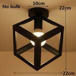 Modern Ceiling Lights Lustre Luminaria E27 Ceiling Lamp Loft Iron Cage Fixtures Abajur Home Lighting Plafonnier For Living Room