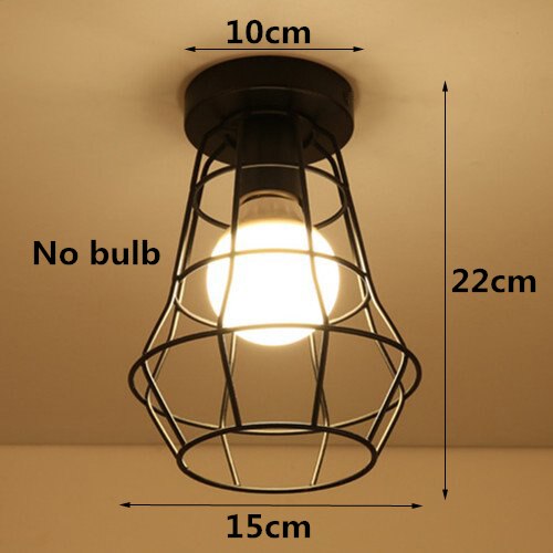 Modern Ceiling Lights Lustre Luminaria E27 Ceiling Lamp Loft Iron Cage Fixtures Abajur Home Lighting Plafonnier For Living Room