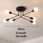Modern Ceiling Lights Lustre Luminaria E27 Ceiling Lamp Loft Iron Cage Fixtures Abajur Home Lighting Plafonnier For Living Room