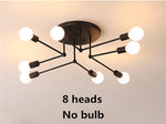 Modern Ceiling Lights Lustre Luminaria E27 Ceiling Lamp Loft Iron Cage Fixtures Abajur Home Lighting Plafonnier For Living Room