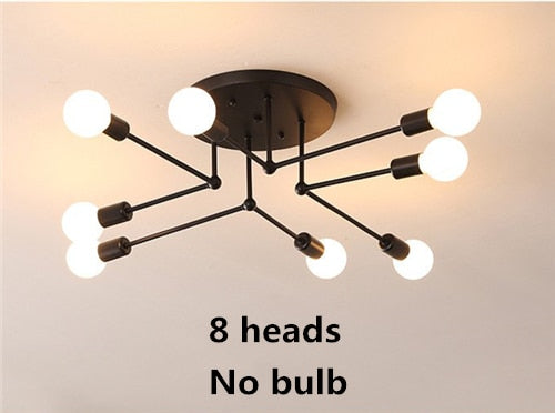 Modern Ceiling Lights Lustre Luminaria E27 Ceiling Lamp Loft Iron Cage Fixtures Abajur Home Lighting Plafonnier For Living Room