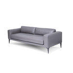 Foshan Italian minimalist modern small apartment living room fake leather sofa Nordic three seater pu  sofa