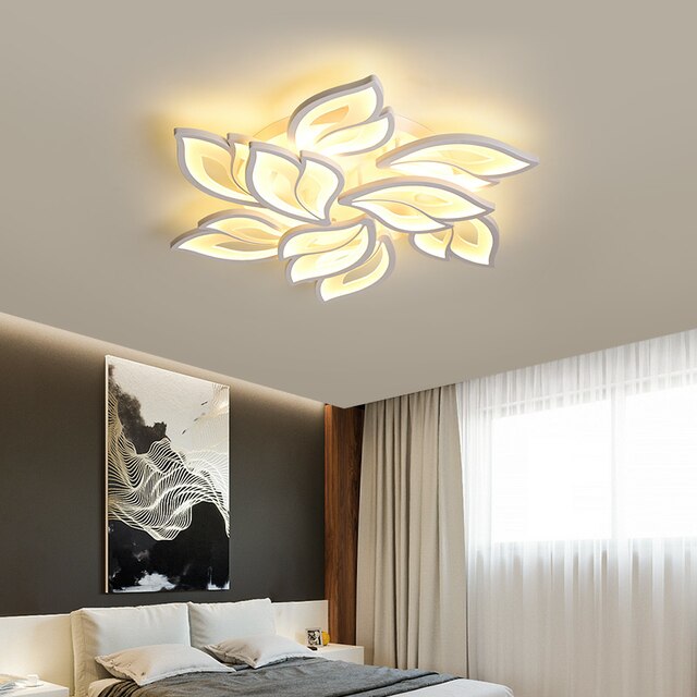 New LED Chandelier For Living Room Bedroom Home Chandelier Modern Led Ceiling Chandelier Lamp Petal shape Lighting chandelier