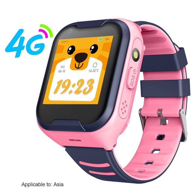 LEMFO G4H 4G Kids Smart Watch GPS Wifi Ip67 Waterproof 650Mah Big Battery 1.4 Inch Display Camera Take Video Smartwatch Kids