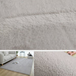 Imitation Rabbit Fur Carpet Plush Soft Comfortable Modern Simple Bedroom/living Room Rug Balcony Mat Solid Color