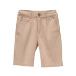 Boys Bermuda Pants 4-16Y Teenage Boy School Bottoms Adjustable Waist Cotton Children Pull-on Summer Kids Uniform Pants