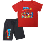 2020 Boys Girls T Shirt Summer Kids Baby Superzings T Shirt Super Zings Boy Outfit Sport Suit Children Clothing Set 2-14 Years