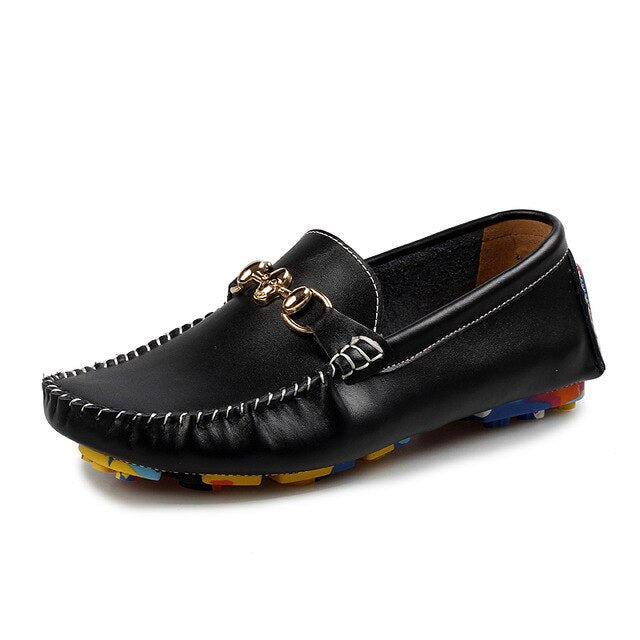 Men Golf Shoes Slip on Lightweight Anti-slip Women Walking Driving Sneakers Golf Sneakers Couples Blue Black Waterproof Shoes