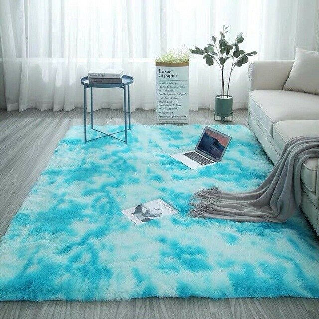 Fluffy Faux Fur Sheepskin Rug Non Slip Large Floor Carpet Rugs Mat Plush Soft