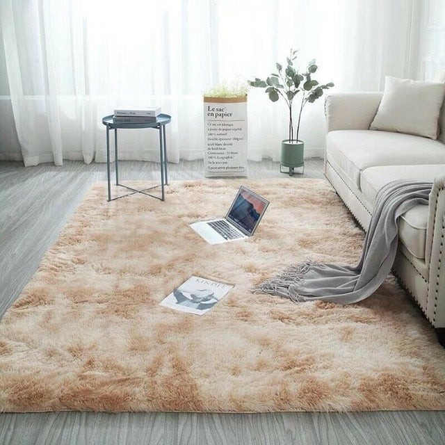 Fluffy Faux Fur Sheepskin Rug Non Slip Large Floor Carpet Rugs Mat Plush Soft