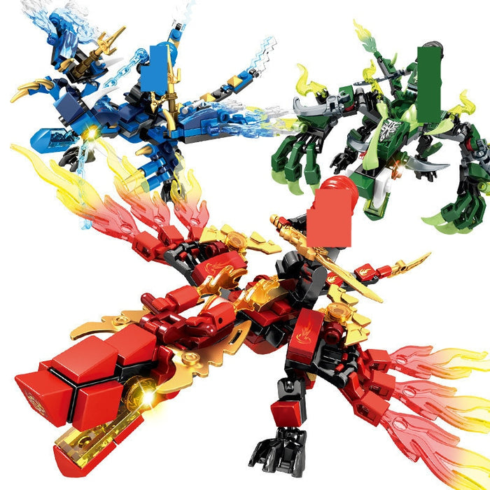 Ninjagos Dragon Model Building Blocks Sets Ball Creator Figures Brinquedos Juguetes City Bricks Technic Educational Kids Toys