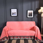 1/2/3/4-Seater European Luxury Sofa Towel Modern Brief Plush Fabric Sofa Cover All-inclusive Dust Couch Cover for Sofas