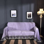 1/2/3/4-Seater European Luxury Sofa Towel Modern Brief Plush Fabric Sofa Cover All-inclusive Dust Couch Cover for Sofas