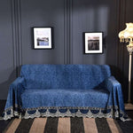 1/2/3/4-Seater European Luxury Sofa Towel Modern Brief Plush Fabric Sofa Cover All-inclusive Dust Couch Cover for Sofas