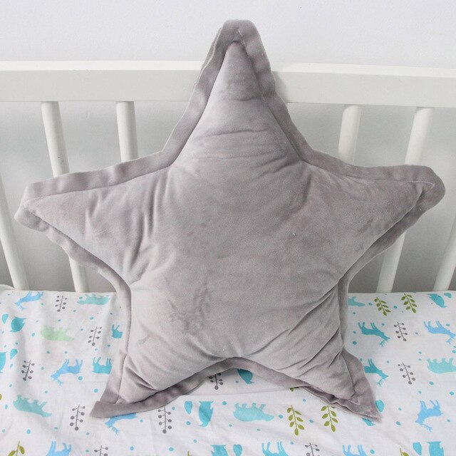Plush Star heart Pillow Cushion Baby Pillow Cushions Birthday Gift Sweet Princess Pillow Teepee Tent Cushions