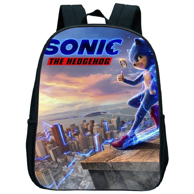 Cute Kids Sonic Kindergarten Backpack Printed Children School Bags Cool Pattern Child Bookbags Daily Rucksack Start School Gift