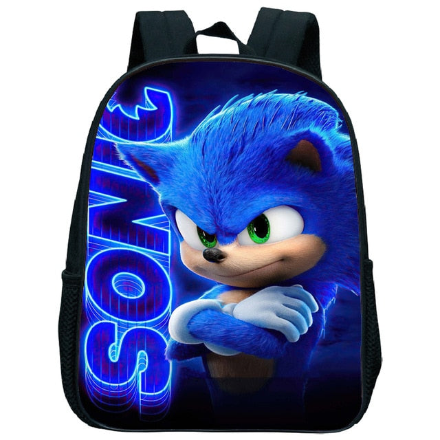 Cute Kids Sonic Kindergarten Backpack Printed Children School Bags Cool Pattern Child Bookbags Daily Rucksack Start School Gift