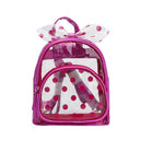Kids Small Backpack Purse 2020 Summer PVC Transparent School Bags for Kindergarten Girl Clear School Backpack Bag Back Pack