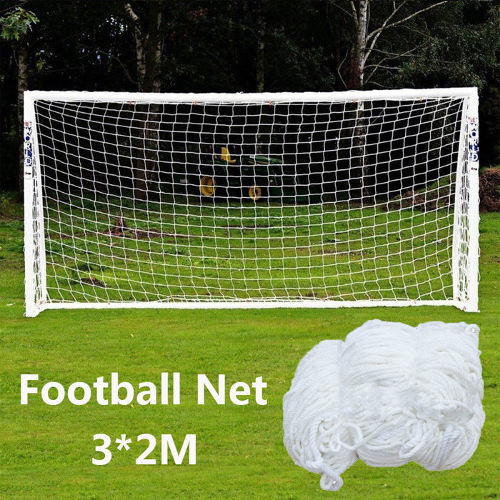 Football Net Soccer Goal Net Soccer Ball Cotton Football Training Post Nets Full Size Soccer Accessories (Nets only)