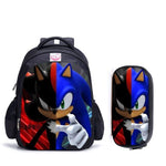 16 Inch Mario Bros Sonic Children School Bags Orthopedic Backpack Kids School Boys Girls Mochila Infantil Cartoon Bags