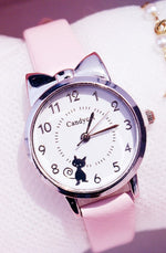 Girl Elementary School Student Fashion Watch Set Little Girl Cute Girl Watch Kids Watch Analog Children Quartz Electronic Watch