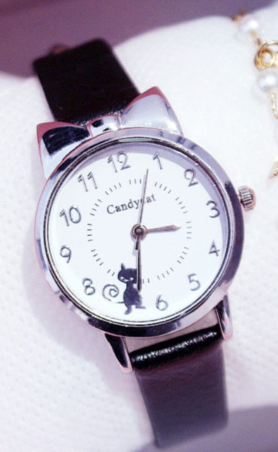 Girl Elementary School Student Fashion Watch Set Little Girl Cute Girl Watch Kids Watch Analog Children Quartz Electronic Watch