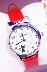 Girl Elementary School Student Fashion Watch Set Little Girl Cute Girl Watch Kids Watch Analog Children Quartz Electronic Watch