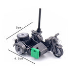 Creator Military Particles Accessory Motorcycle Tricycle Cartoon Car Brick Set Building Block Kid Toy Military Creators City Kit