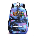 Thunder Backpack USB Anti-theft Women Bagpack Canvas Student Backpack For Boy Girl Children bag Teenagers Schoolbags