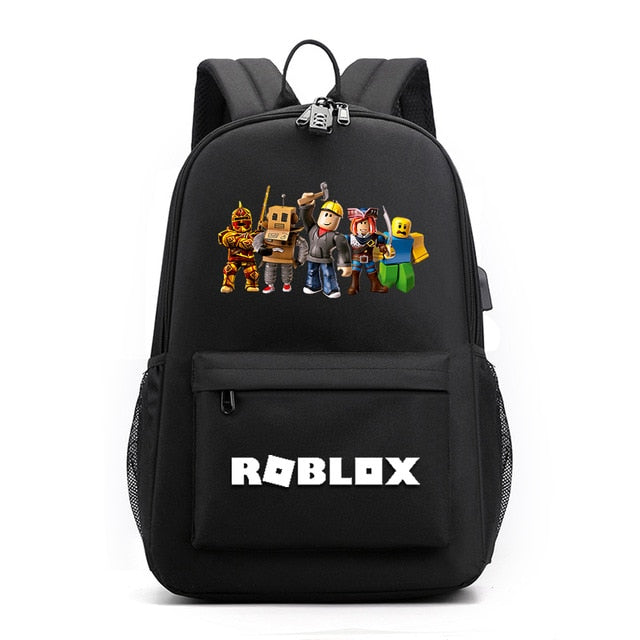 Thunder Backpack USB Anti-theft Women Bagpack Canvas Student Backpack For Boy Girl Children bag Teenagers Schoolbags