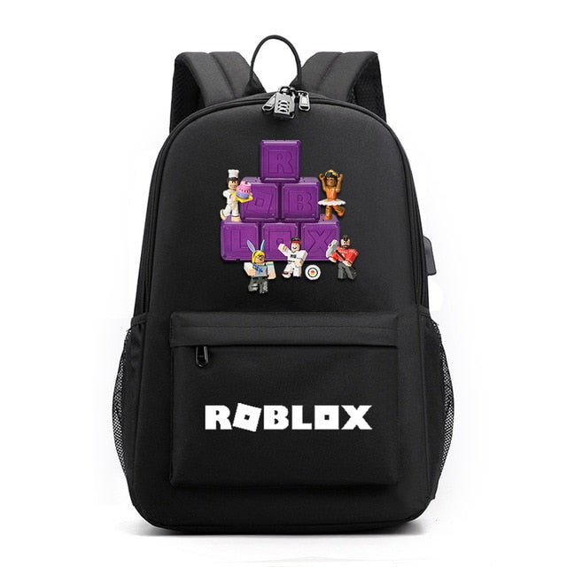 Thunder Backpack USB Anti-theft Women Bagpack Canvas Student Backpack For Boy Girl Children bag Teenagers Schoolbags