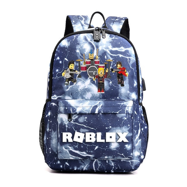 Thunder Backpack USB Anti-theft Women Bagpack Canvas Student Backpack For Boy Girl Children bag Teenagers Schoolbags