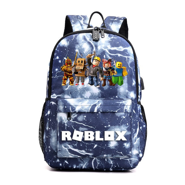 Thunder Backpack USB Anti-theft Women Bagpack Canvas Student Backpack For Boy Girl Children bag Teenagers Schoolbags