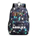 Thunder Backpack USB Anti-theft Women Bagpack Canvas Student Backpack For Boy Girl Children bag Teenagers Schoolbags