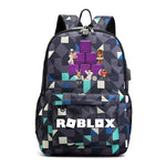 Thunder Backpack USB Anti-theft Women Bagpack Canvas Student Backpack For Boy Girl Children bag Teenagers Schoolbags
