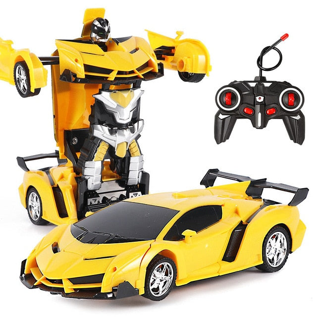 26 Styles RC Car Transformation Robots Sports Vehicle Model Robots Toys Remote Cool RC Deformation Cars Kids Toys Gifts For Boys