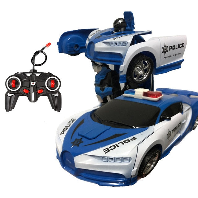 26 Styles RC Car Transformation Robots Sports Vehicle Model Robots Toys Remote Cool RC Deformation Cars Kids Toys Gifts For Boys